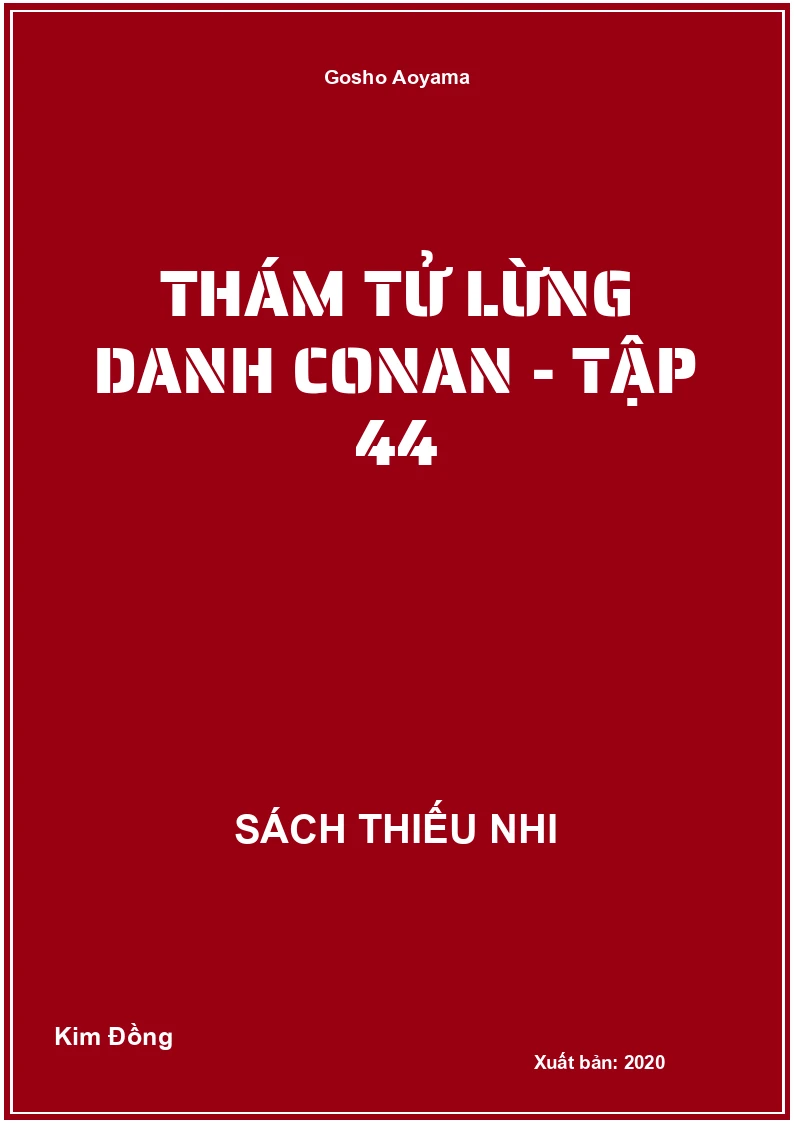 Thám tử lừng danh Conan - Tập 44