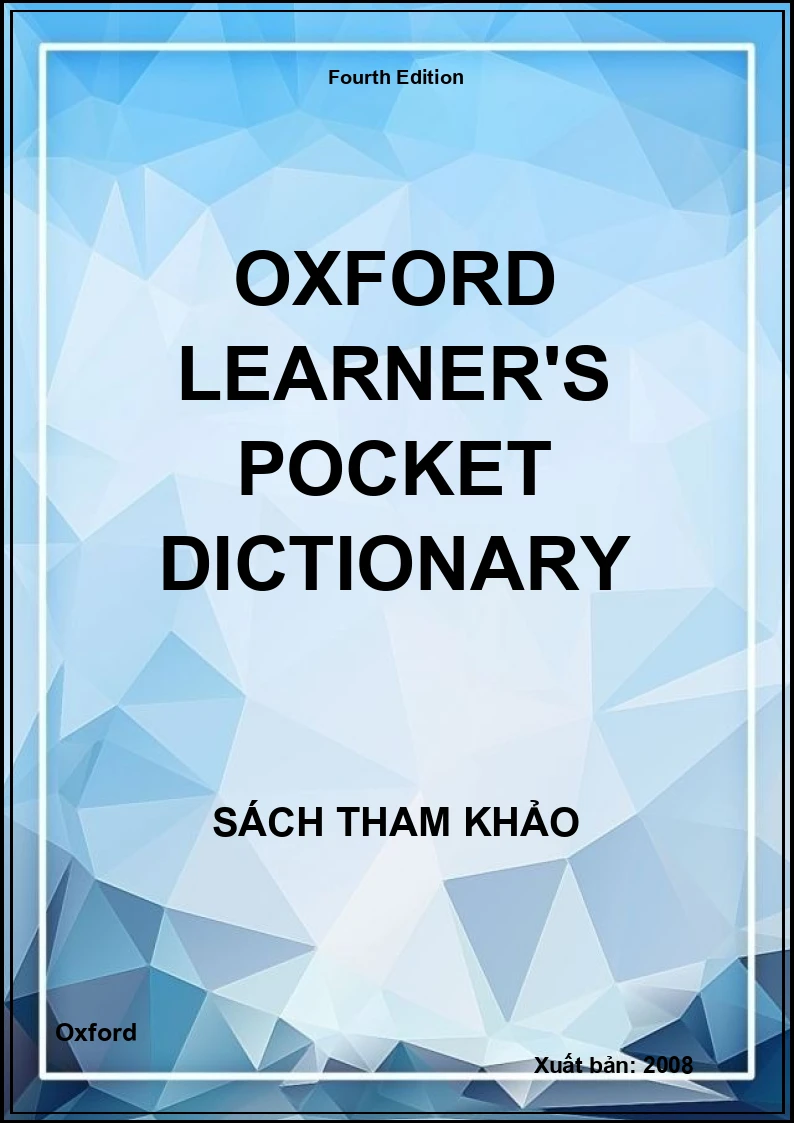 Oxford Learner's Pocket Dictionary