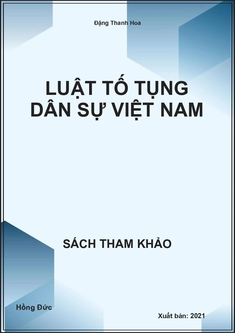 Luật tố tụng dân sự Việt Nam