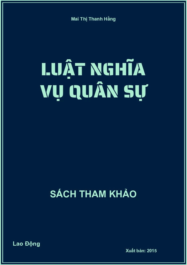 Luật nghĩa vụ quân sự