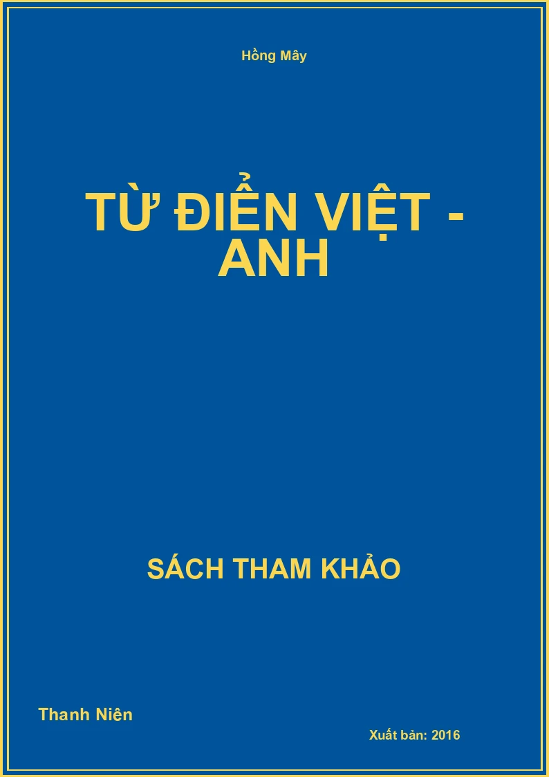 Từ điển Việt - Anh