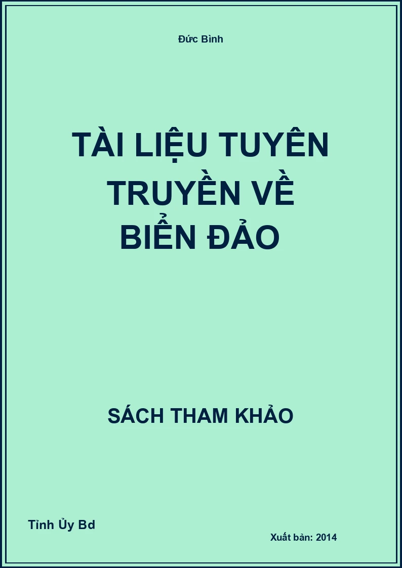 Tài Liệu Tuyên Truyền về Biển Đảo