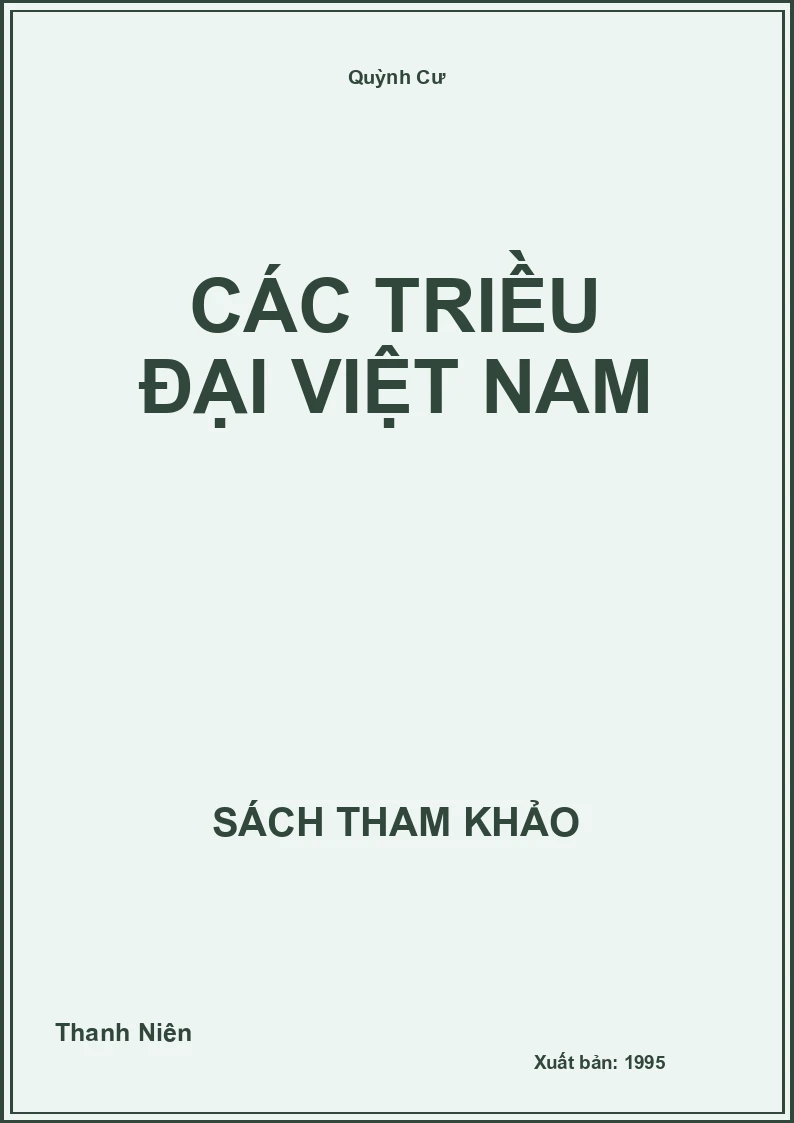 Các Triều Đại Việt Nam