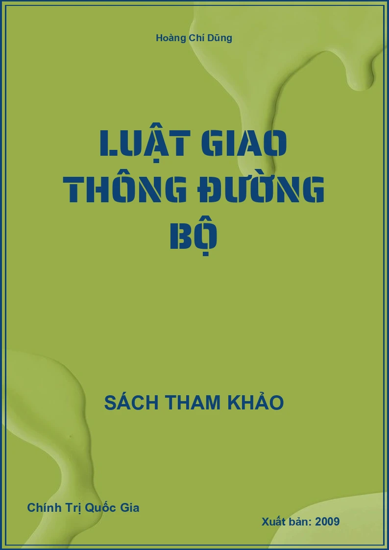 Luật Giao Thông Đường Bộ