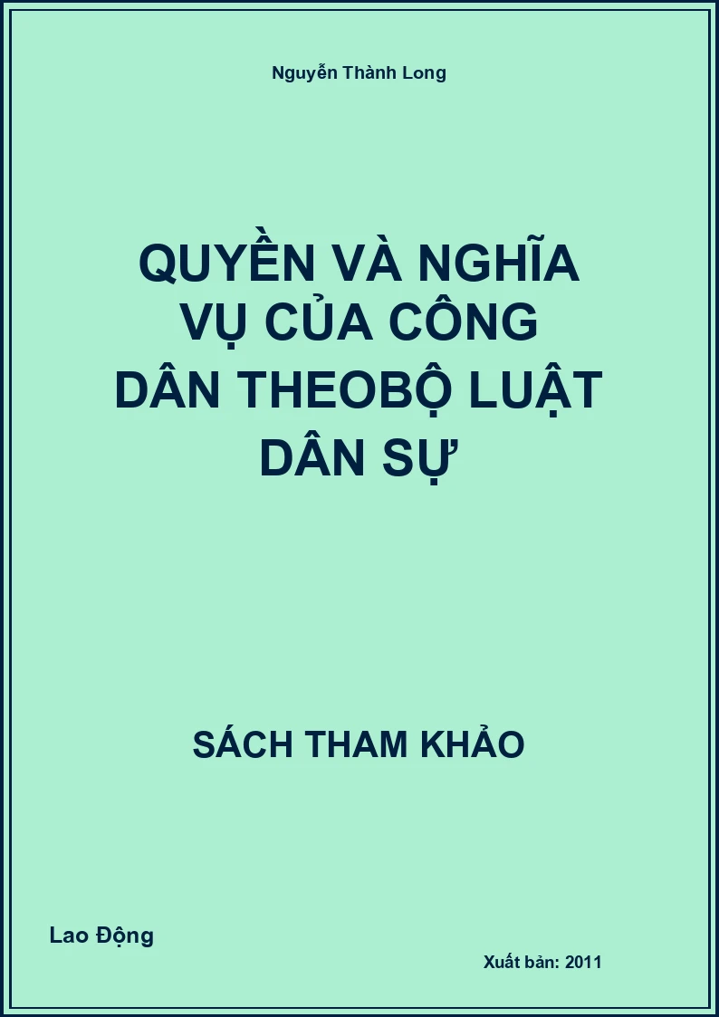 Quyền Và Nghĩa Vụ Của Công Dân Theo Bộ Luật Dân Sự