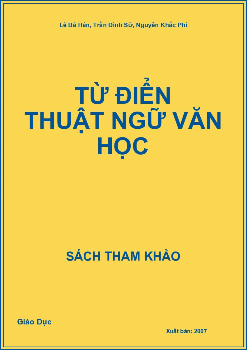 Từ điển thuật ngữ văn học