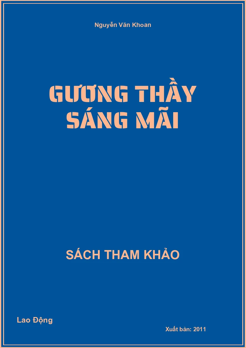 Gương Thầy Sáng Mãi