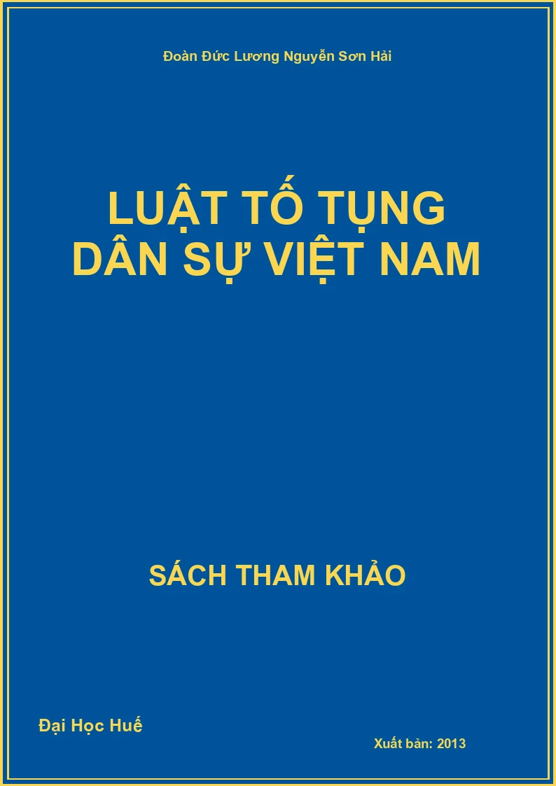 Luật tố tụng dân sự Việt Nam