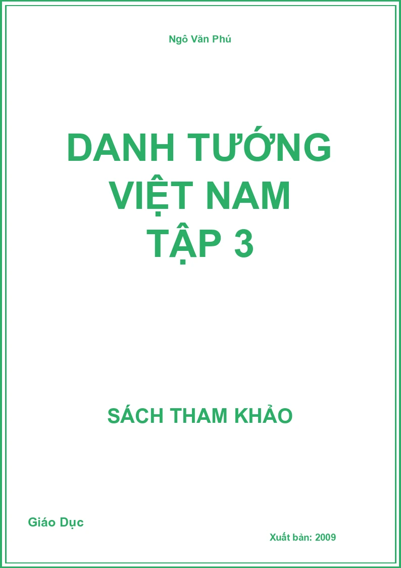 Danh Tướng Việt Nam Tập 3