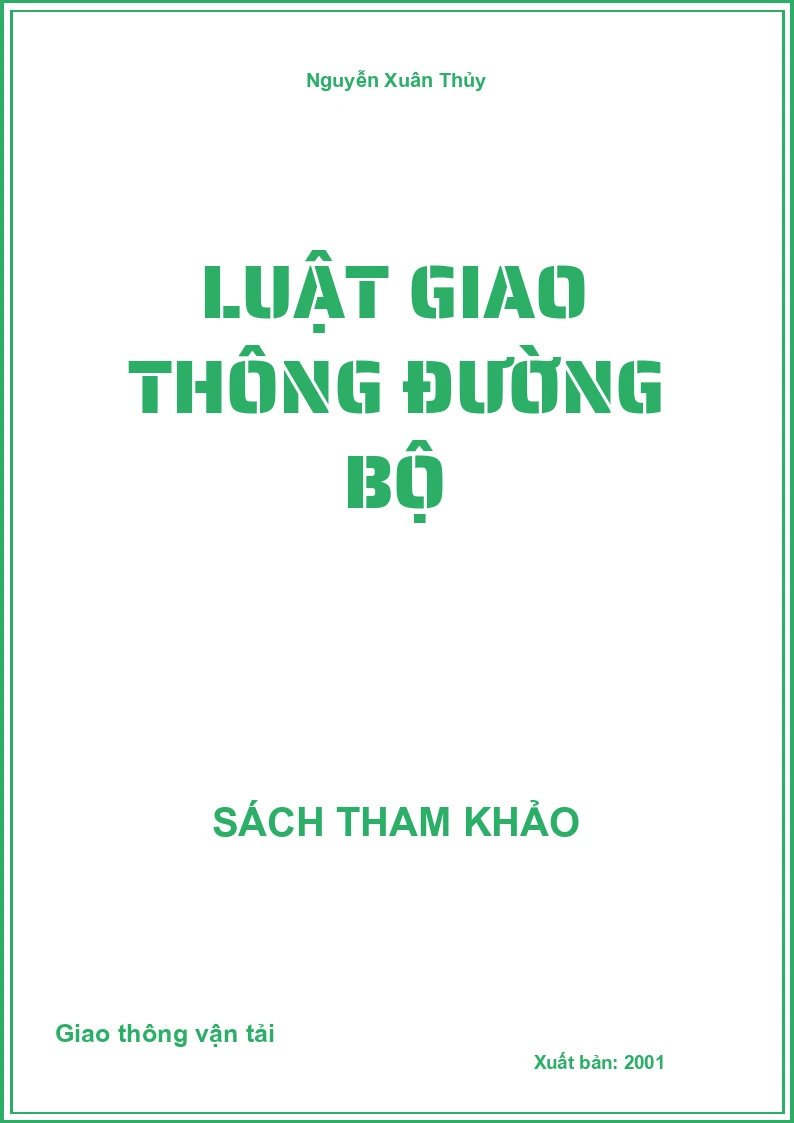 Luật Giao Thông Đường Bộ