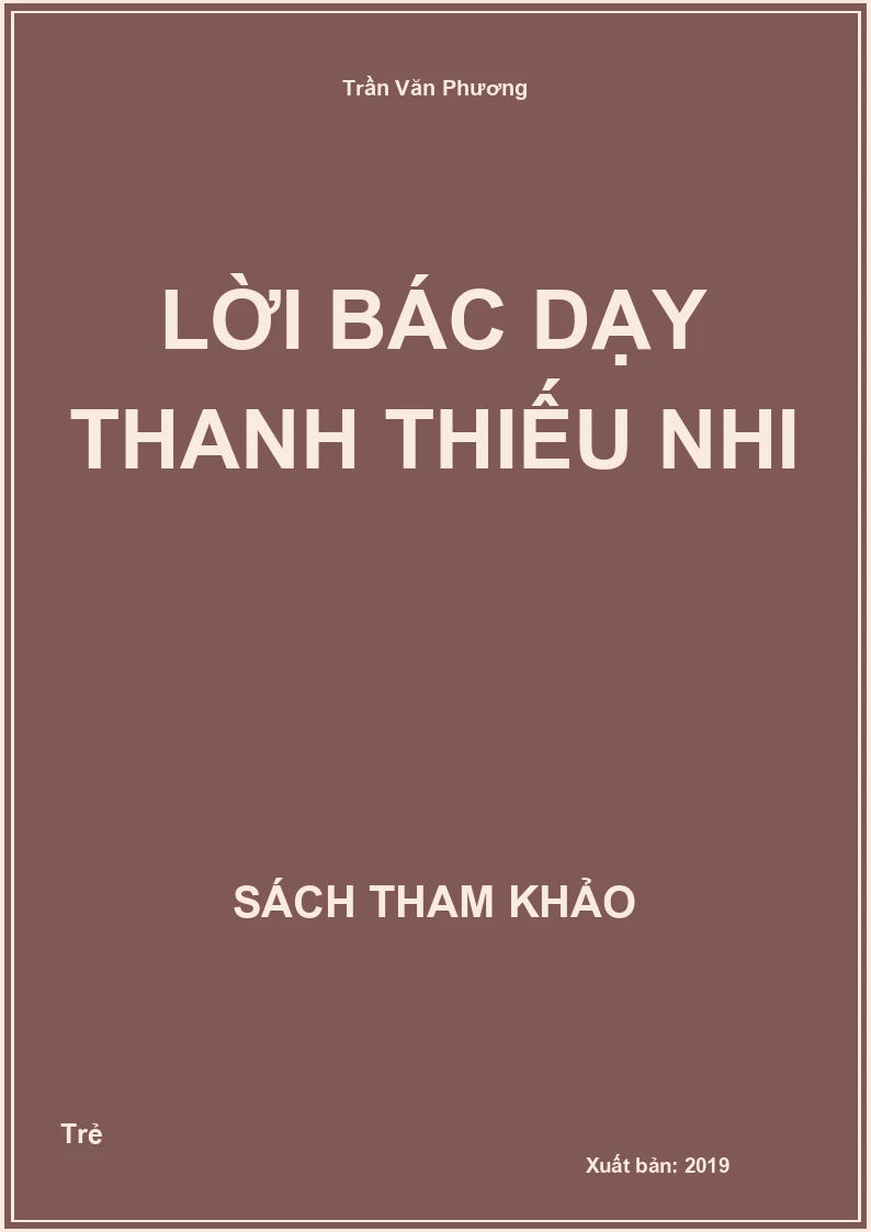 Lời Bác dạy thanh thiếu nhi