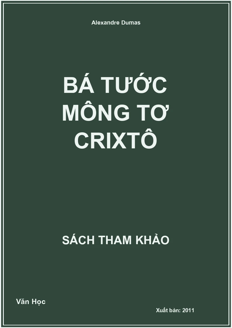 Bá Tước Mông Tơ Crixtô