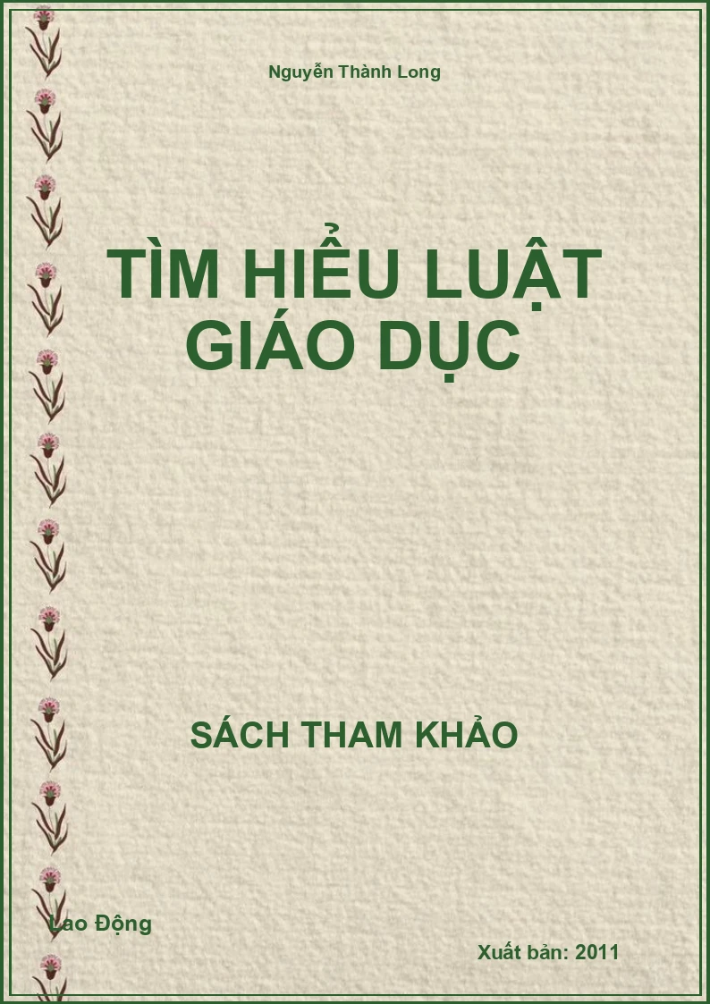 Tìm Hiểu Luật Giáo Dục