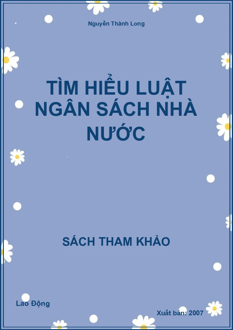 Tìm Hiểu Luật Ngân Sách Nhà Nước