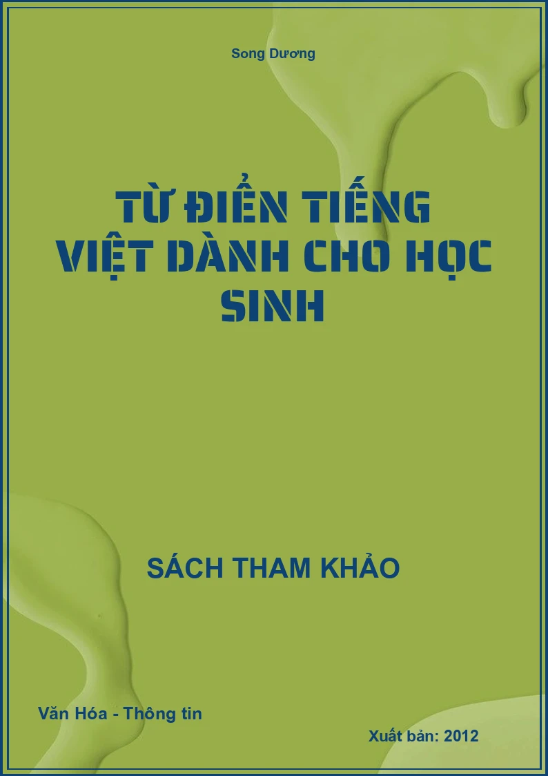 Từ Điển Tiếng Việt Dành Cho Học Sinh