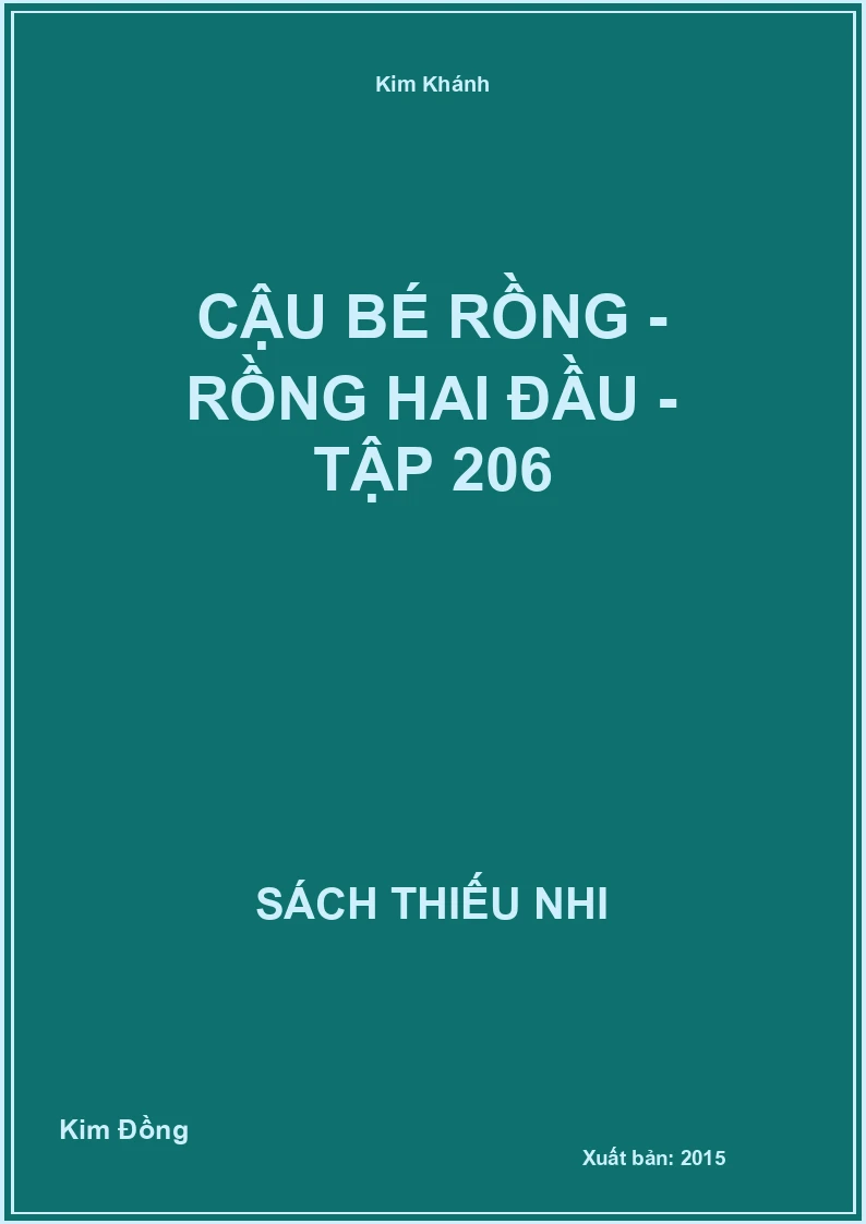 Cậu bé rồng - rồng hai đầu - tập 206