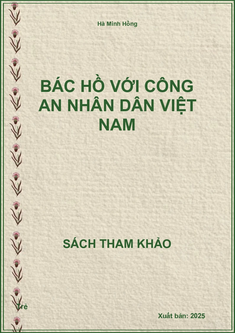 Bác Hồ với công an nhân dân việt nam