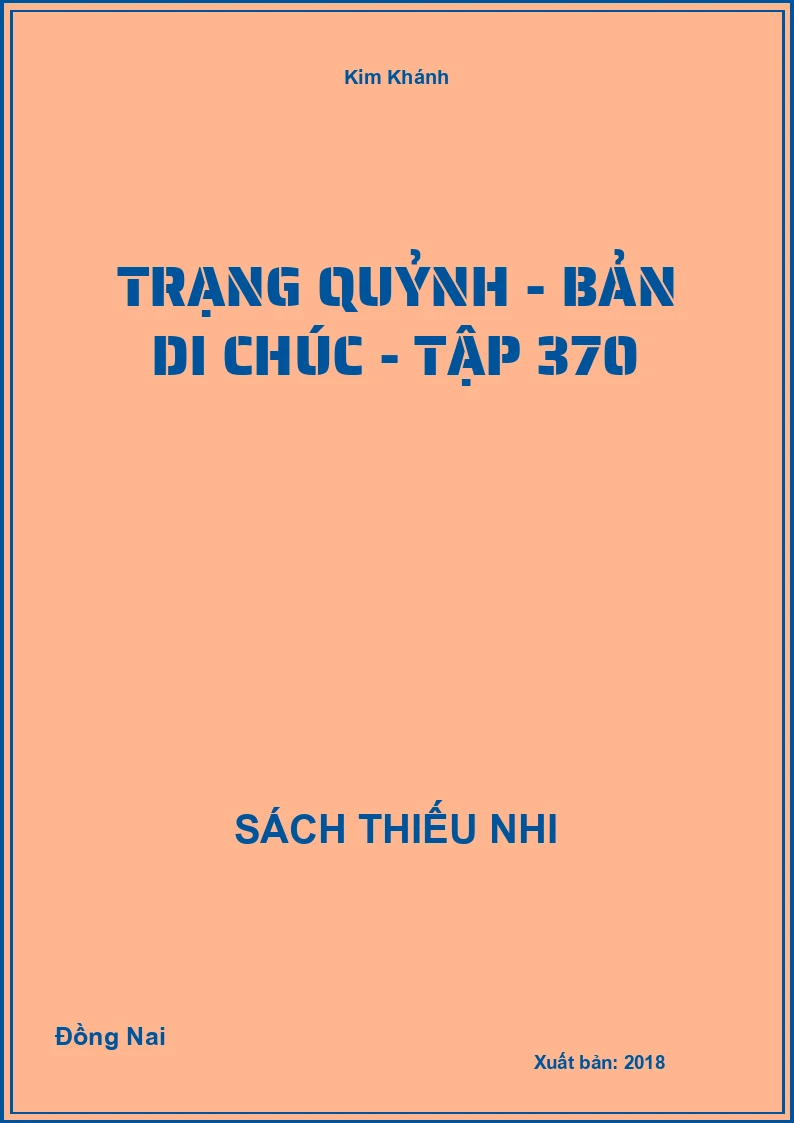 Trạng Quỷnh - Bản di chúc - tập 370