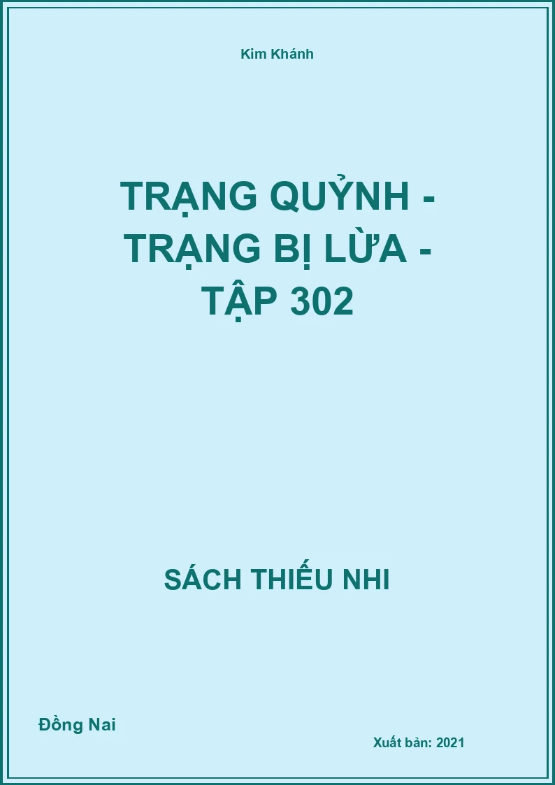Trạng Quỷnh - trạng bị lừa - tập 302
