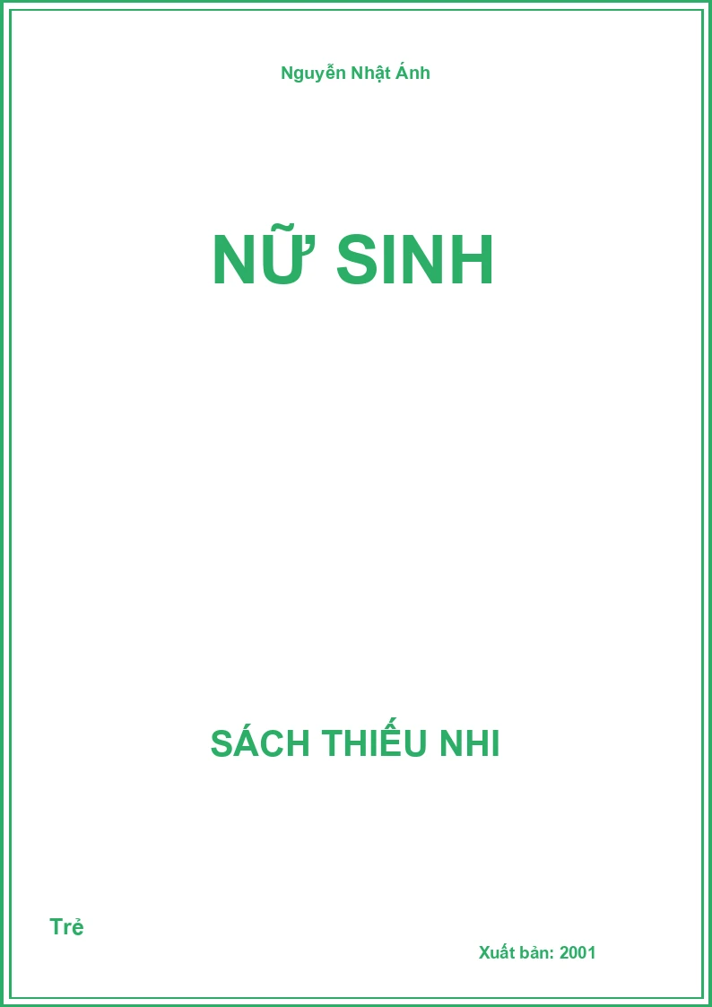 Nữ sinh