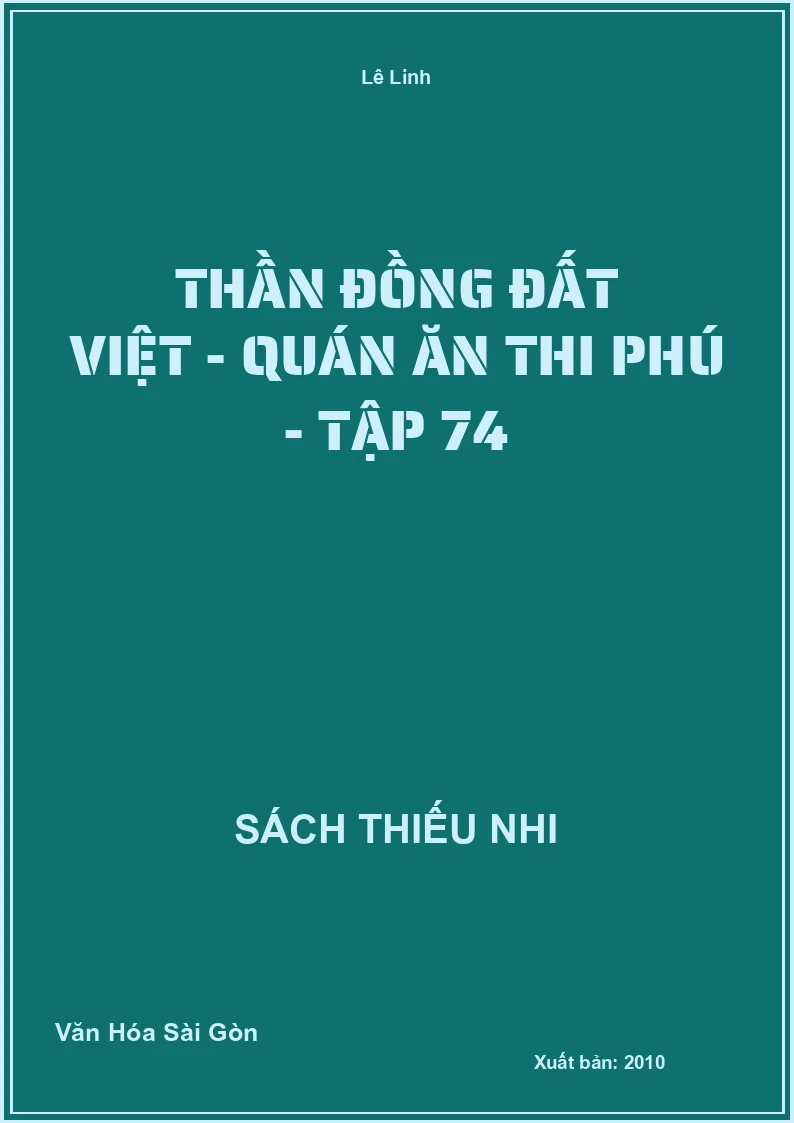 Thần đồng đất việt - Quán ăn thi phú - tập 74