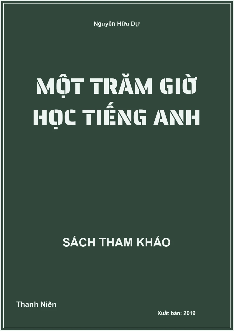 Một trăm giờ học tiếng anh