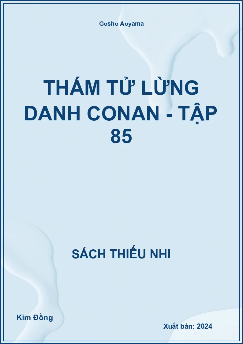 Thám tử lừng danh conan - tập 85