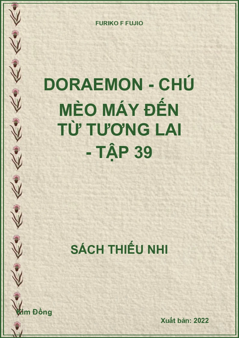 Doraemon - chú mèo máy đến từ tương lai - tập 39