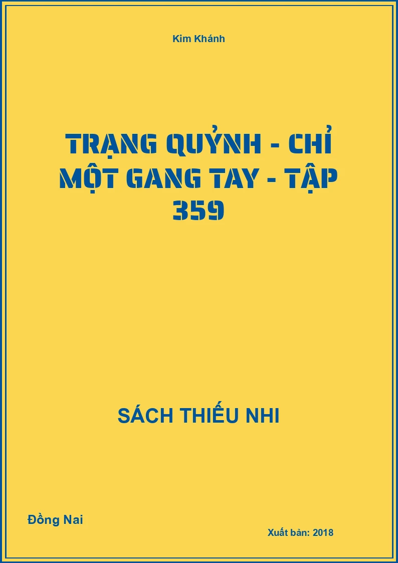 Trạng Quỷnh - Chỉ một gang tay - tập 359