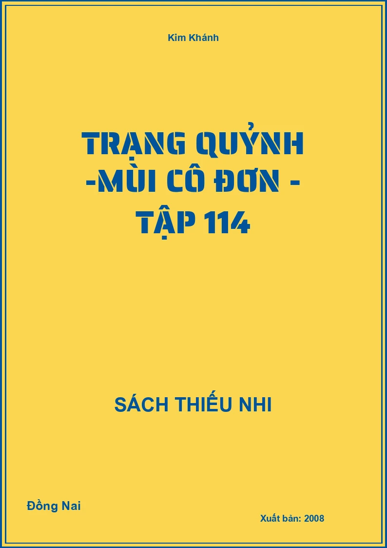 Trạng Quỷnh -Mùi cô đơn - tập 114