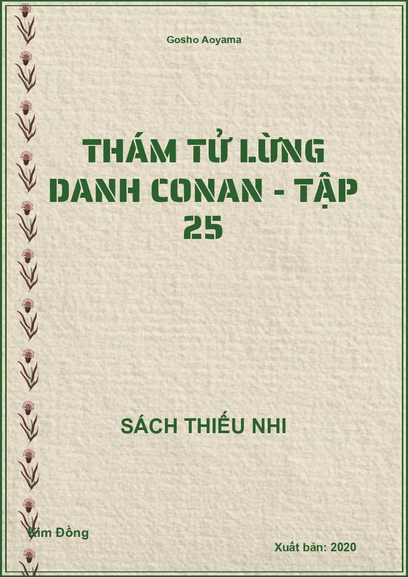 Thám tử lừng danh conan - tập 25