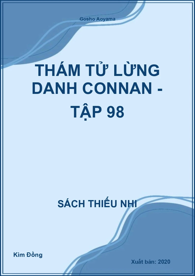 Thám tử lừng danh connan - tập 98