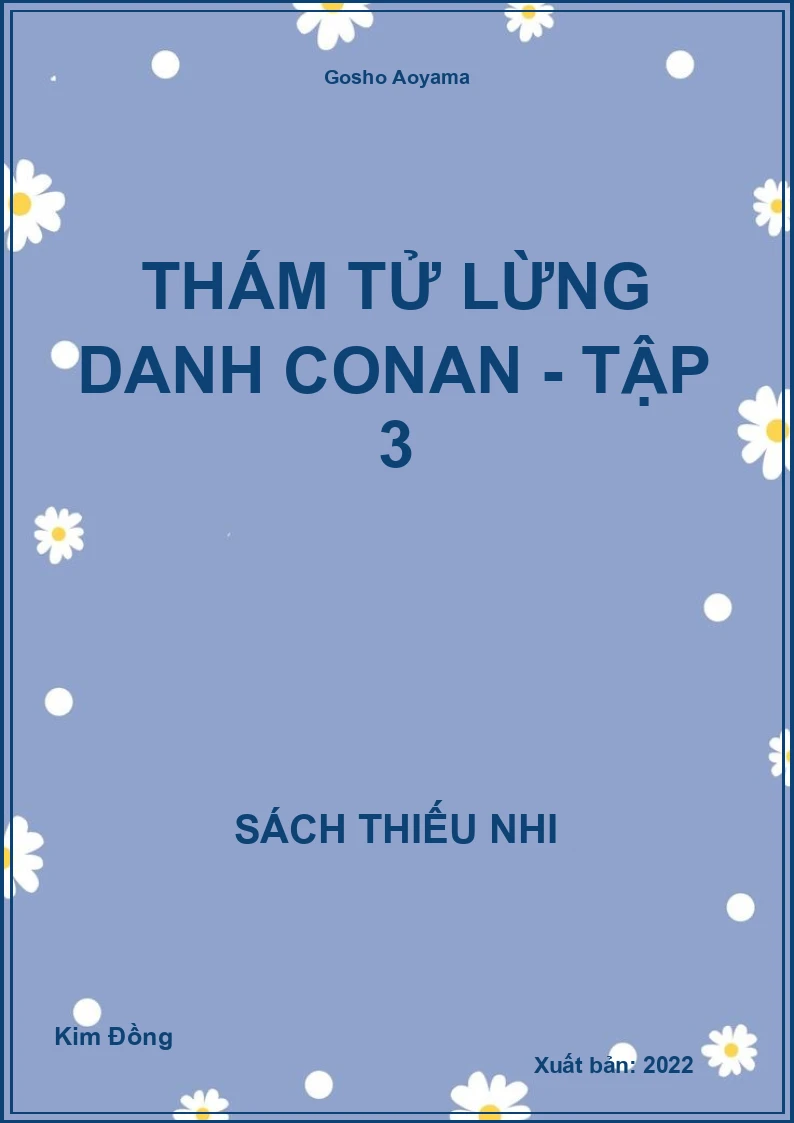 Thám tử lừng danh conan - tập 3