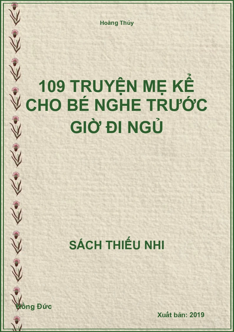 109 truyện mẹ kể cho bé nghe trước giờ đi ngủ