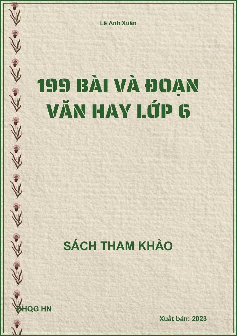 199 bài và đoạn văn hay lớp 6