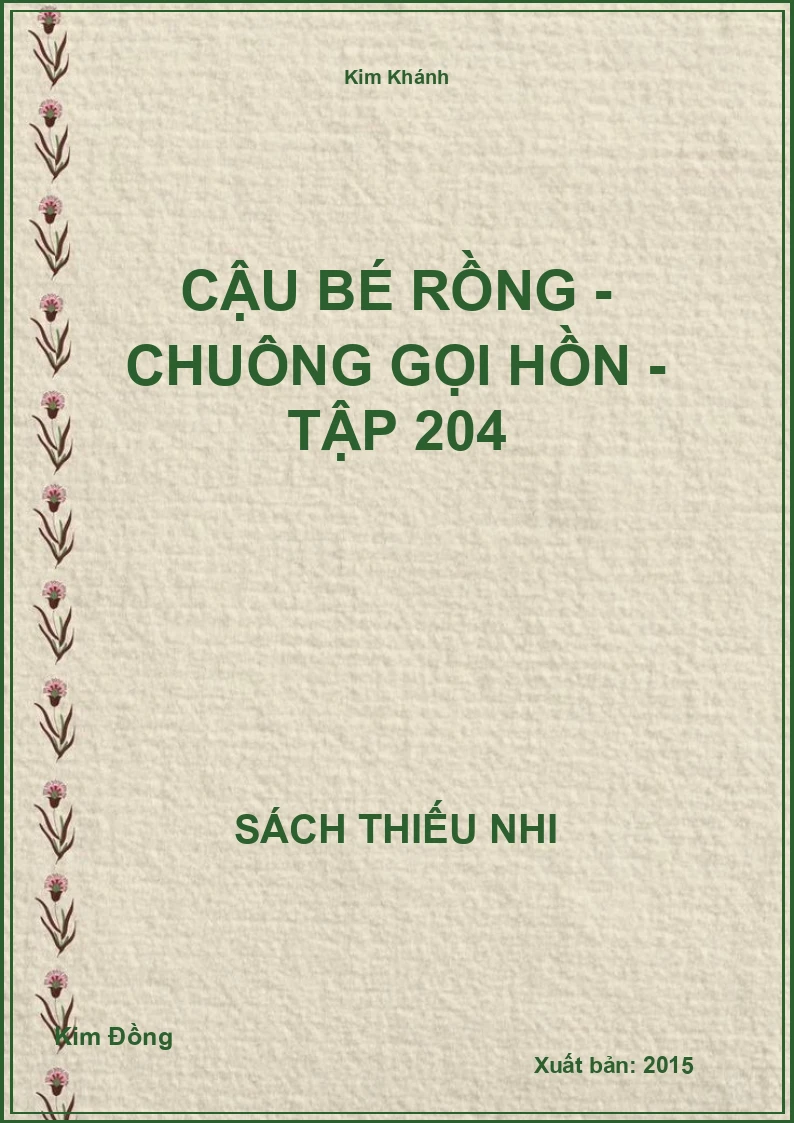 Cậu bé rồng - chuông gọi hồn - tập 204