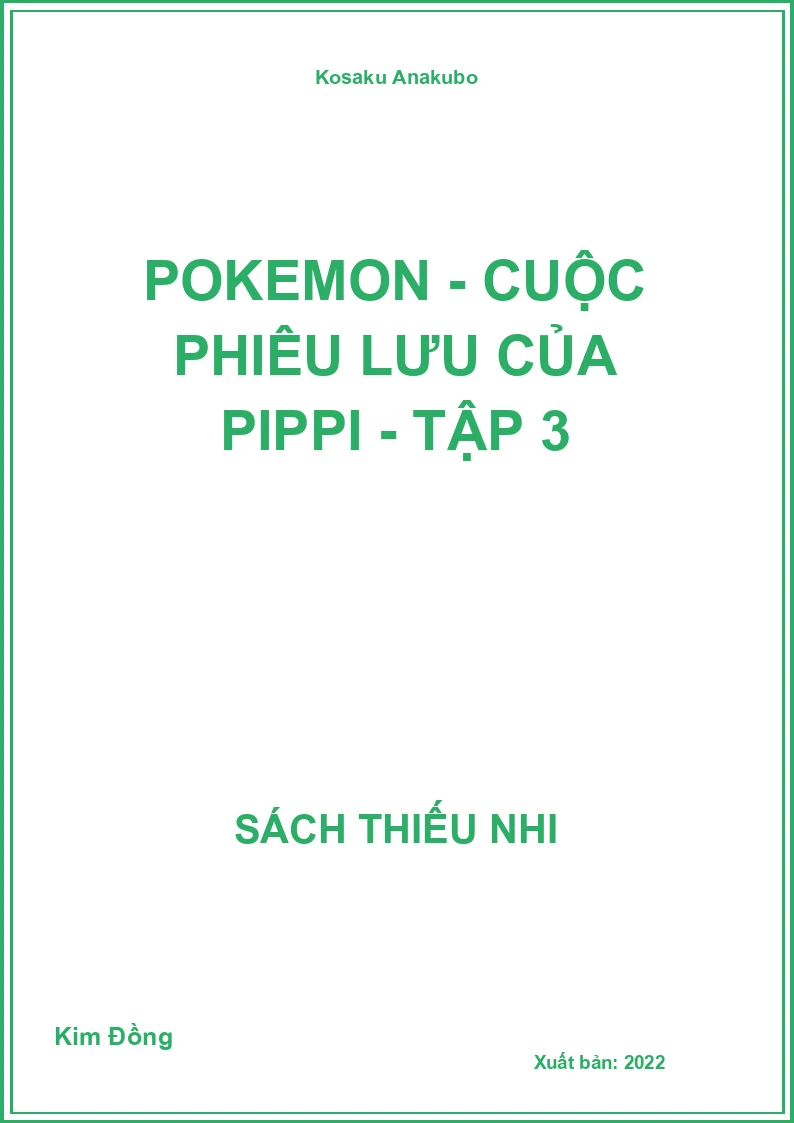 Pokemon - cuộc phiêu lưu của pippi - tập 3