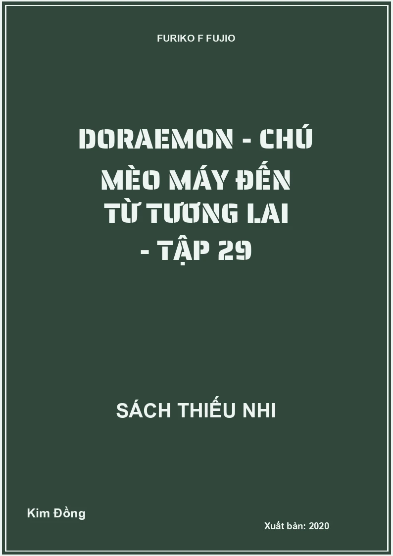 Doraemon - chú mèo máy đến từ tương lai - tập 29