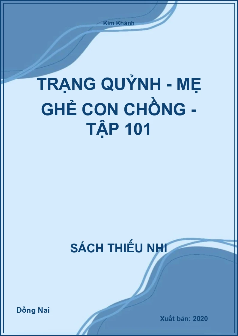 Trạng Quỷnh - Mẹ ghẻ con chồng - tập 101