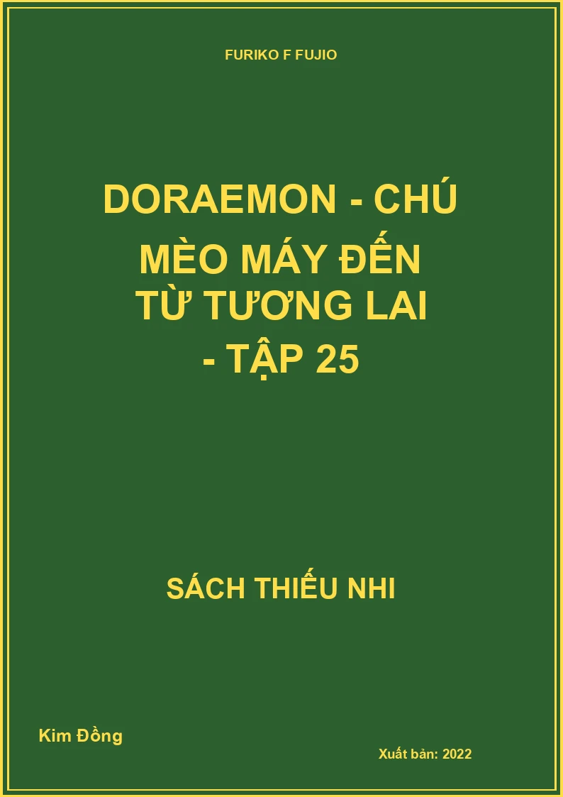 Doraemon - chú mèo máy đến từ tương lai - tập 25