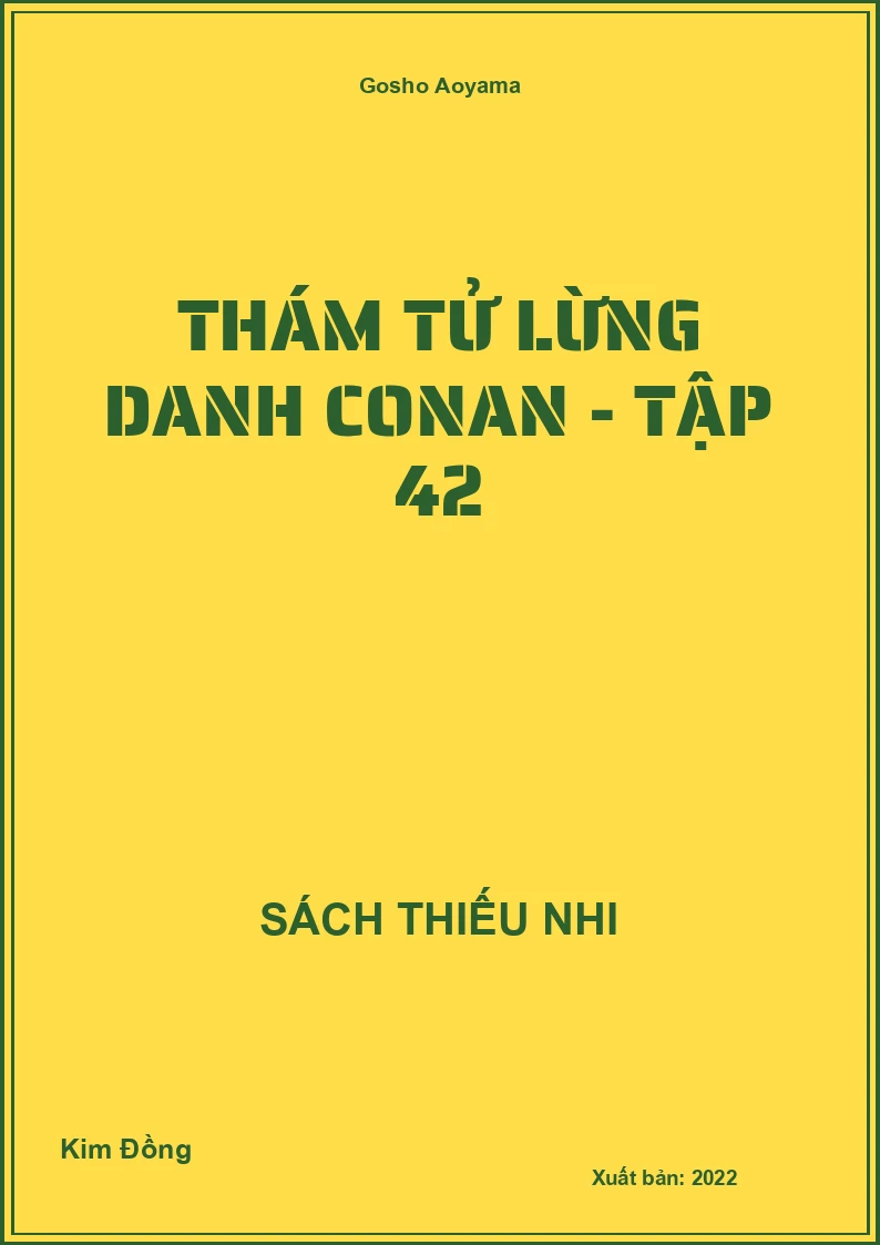 Thám tử lừng danh conan - tập 42