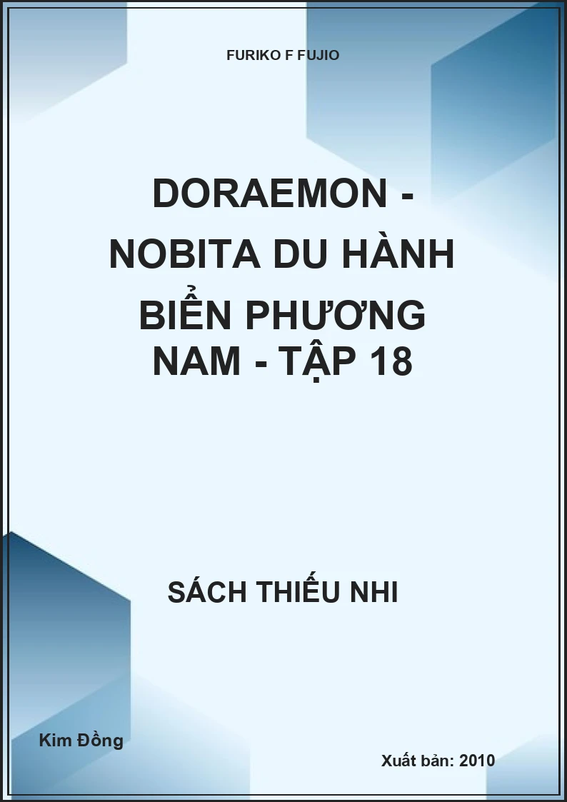 Doraemon - Nobita du hành biển phương nam - tập 18