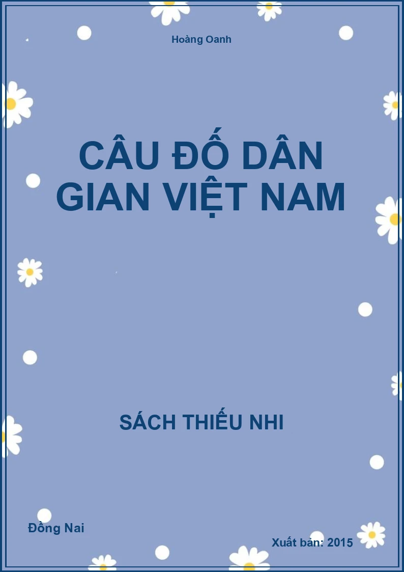câu đố dân gian việt nam