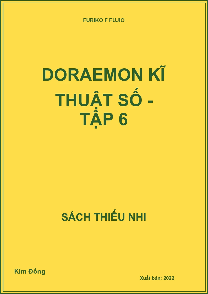 Doraemon kĩ thuật số - tập 6