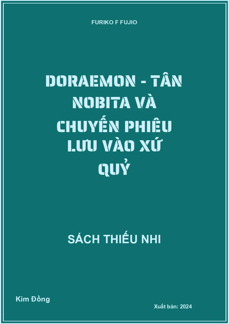 Doraemon - Tân Nobita và chuyến phiêu lưu vào xứ quỷ
