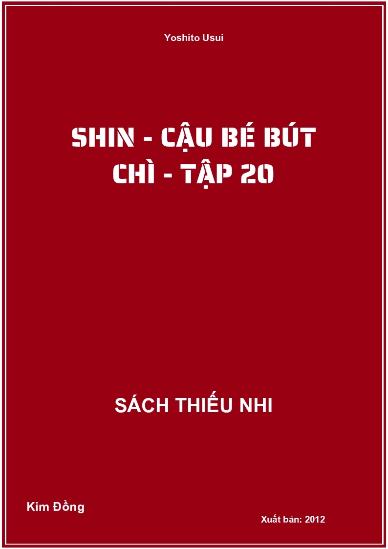 Shin - Cậu bé bút chì - tập 20