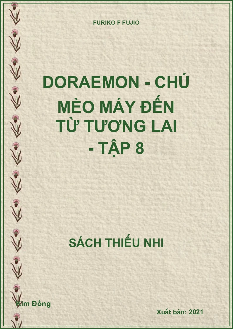 Doraemon - chú mèo máy đến từ tương lai - tập 8