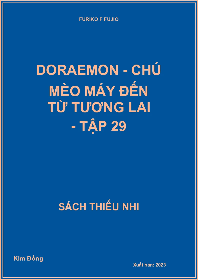 Doraemon - chú mèo máy đến từ tương lai - tập 29