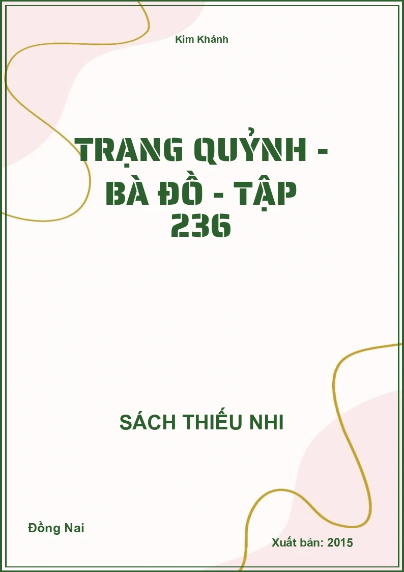 Trạng Quỷnh - bà đồ - tập 236