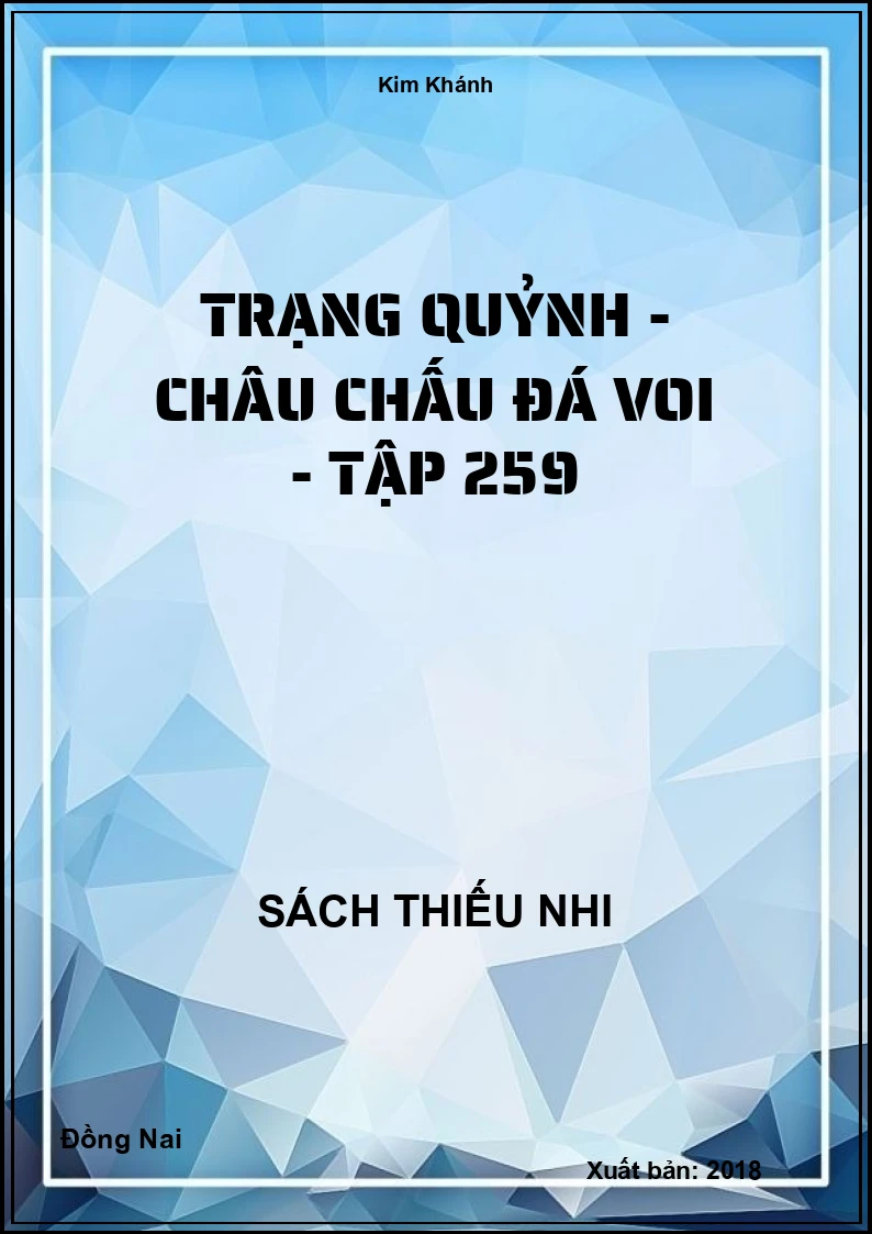Trạng Quỷnh - Châu chấu đá voi - tập 259